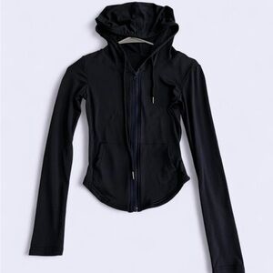 SHEIN Black Hooded Jacket